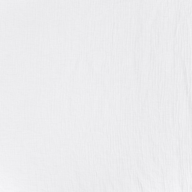 Woven Cotton Linen fabric Optical White matte 