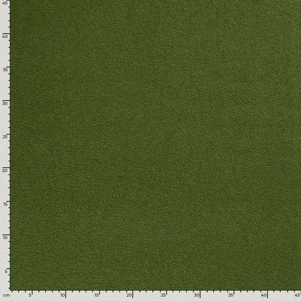 Chiffon en laine tissu Unicolore Vert