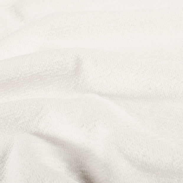 Terry Crepe fabric Unicolour Off White