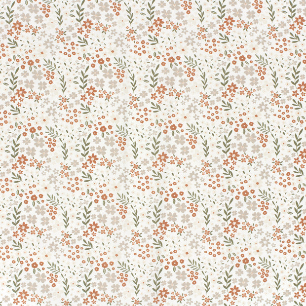 Cotton Poplin fabric Off White matte 