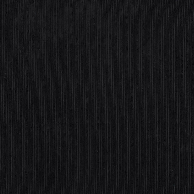 Corduroy 4.5w fabric Black matte 