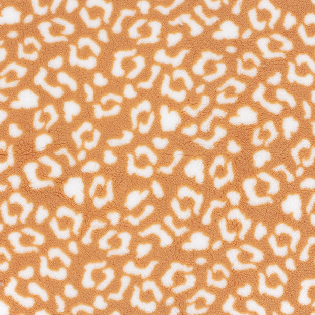 Sherpa Fleece fabric Light Pink matte 