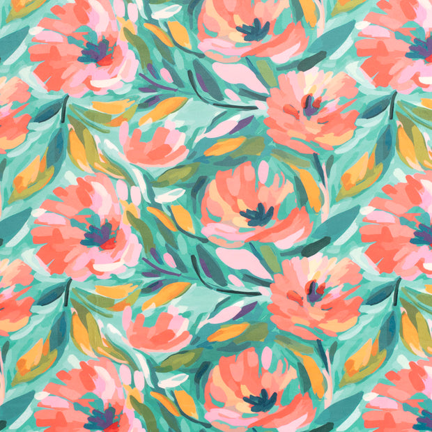 Velvet fabric Petrol matte 