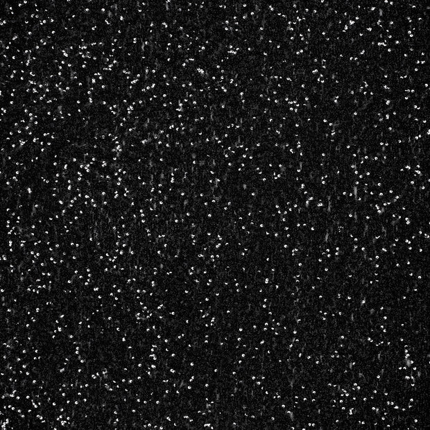 Malla tela Negro reluciente 