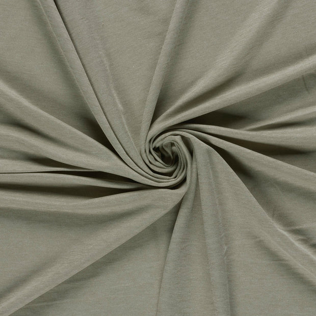 Viscose Jersey fabric Khaki Green 