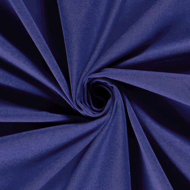Jersey fabric Unicolour Cobalt