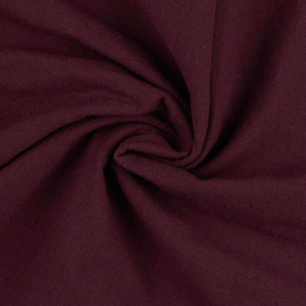 Cotton Poplin fabric Bordeaux 