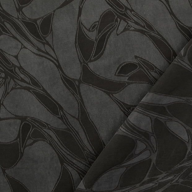 TENCEL™ Lyocell Twill fabric Black jacquard 