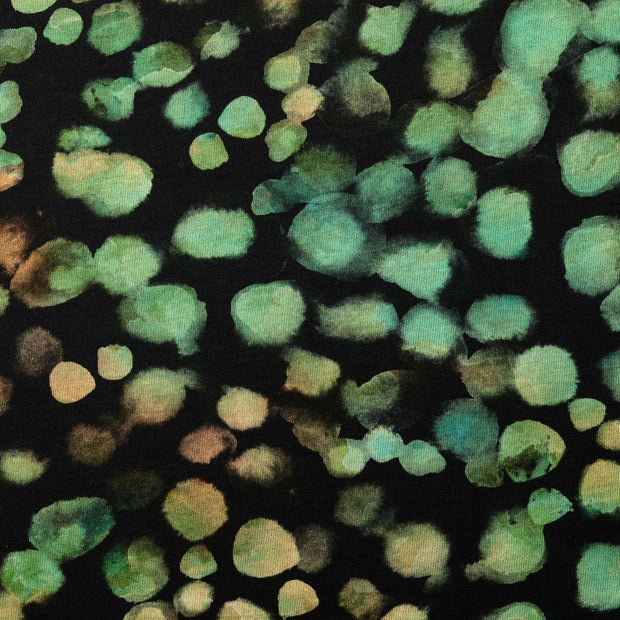 Jersey fabric Camouflage Olive Green