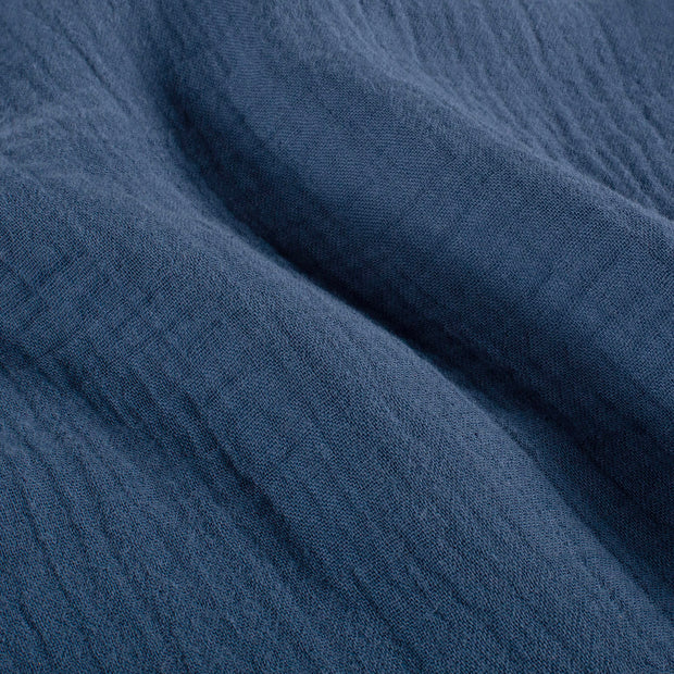 Muslin fabric Unicolour Indigo