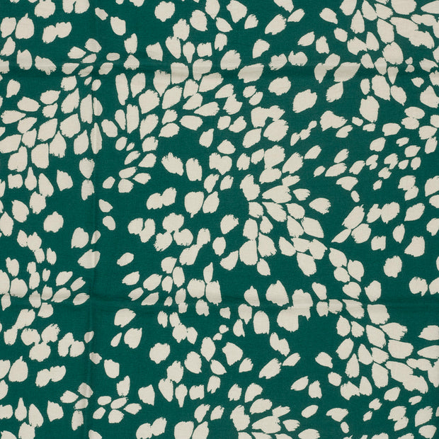 Viscose Nylon Crepe fabric Petrol 