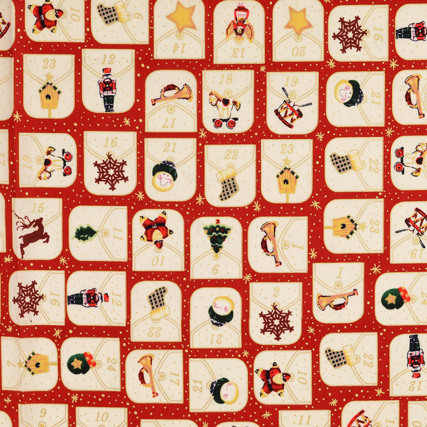  fabric Christmas Red