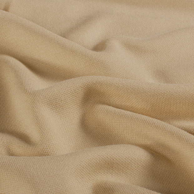 Heavy Knit fabrik Uni Beige