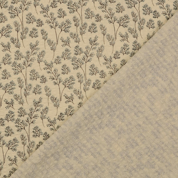 Seersucker fabric Flowers 