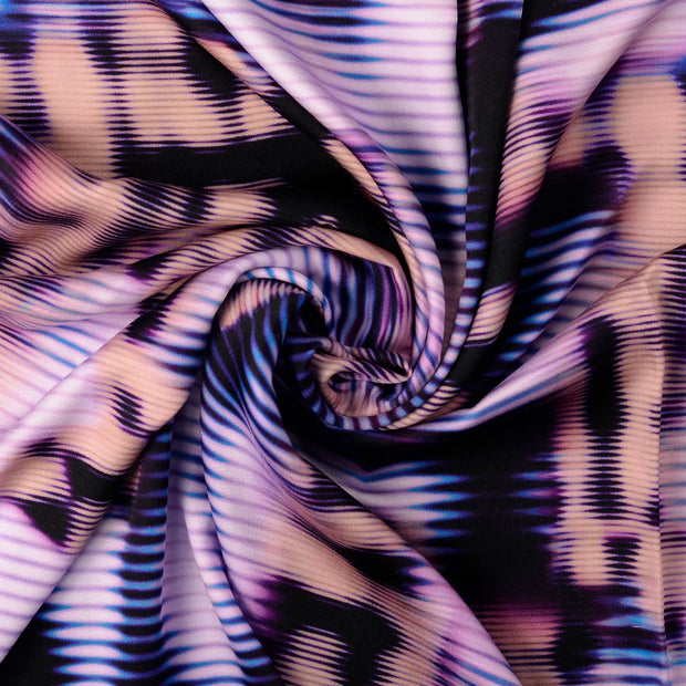 Viscose Satin fabrik Lavendel 