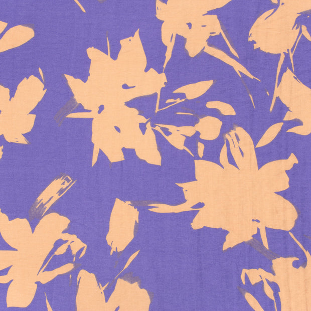 Viscose Nylon Twill fabrik Violett matt 