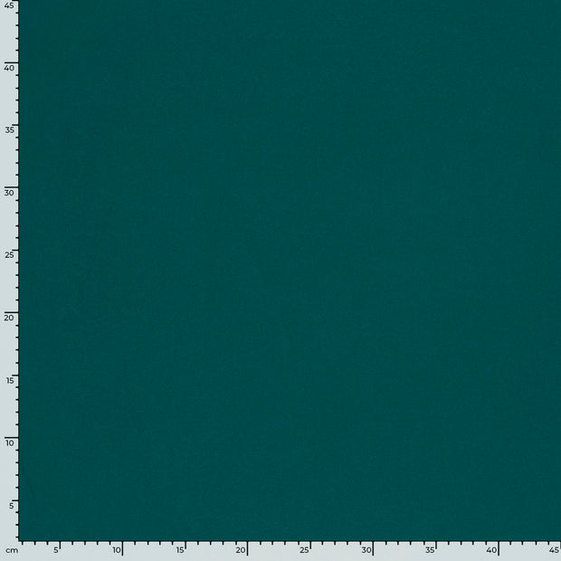 Heavy Knit fabrik Uni Petrol