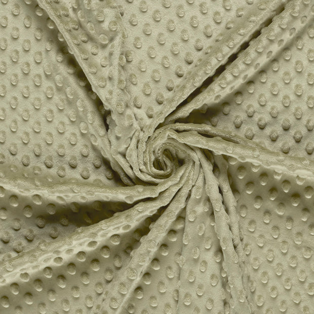 Minky fabric Olive Green 
