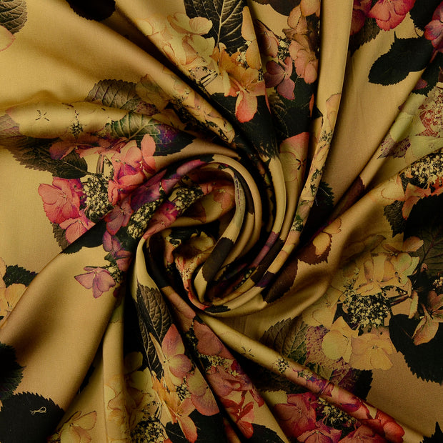 Viscose Satin fabric Beige 