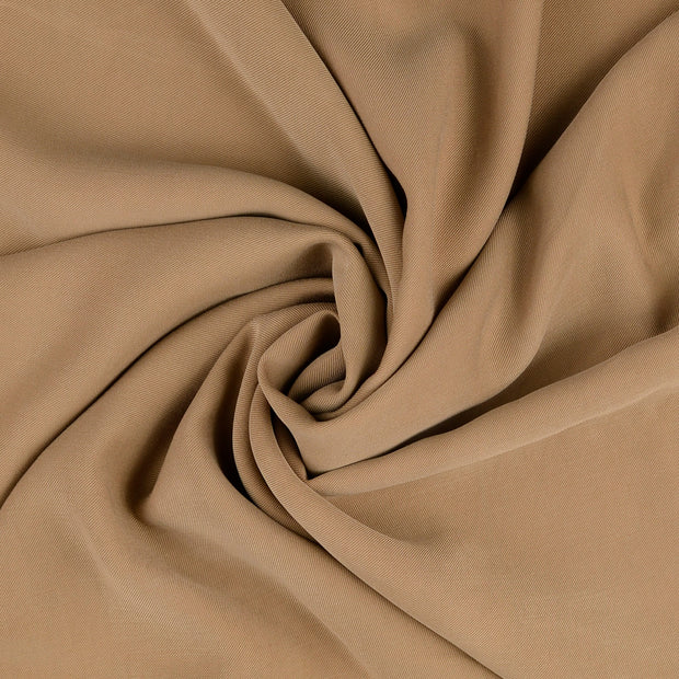 Viscose Poplin fabric Beige 