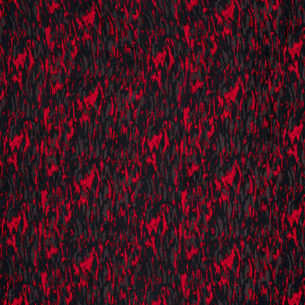 Satin Velvet fabric Dark Red 