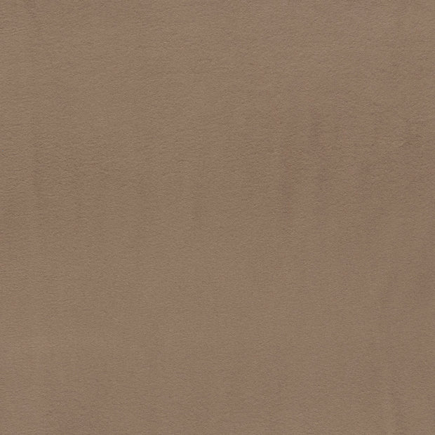 Cotton Fleece fabric Brown Taupe soft 