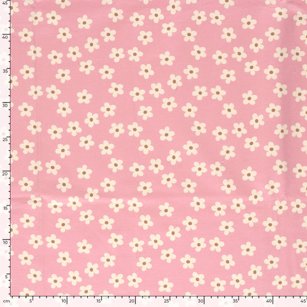  fabric Flowers Old Pink
