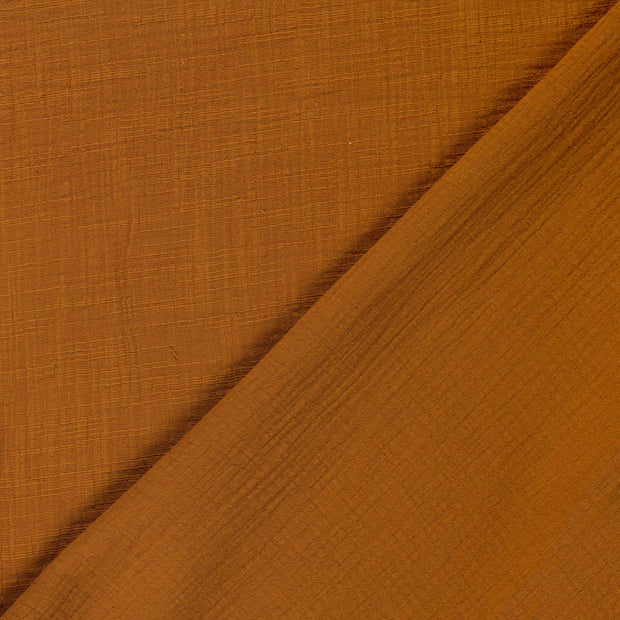 Muslin fabric Unicolour slub 