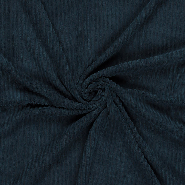 Corduroy 4.5w fabric Navy brushed 