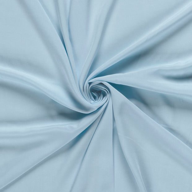 Viscose Poplin fabrik Babyblau 