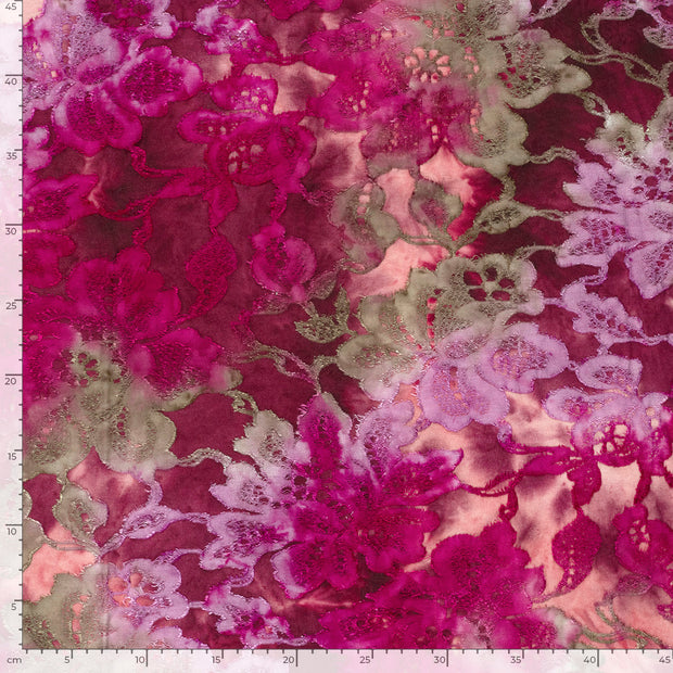 Jacquard fabric Flowers 