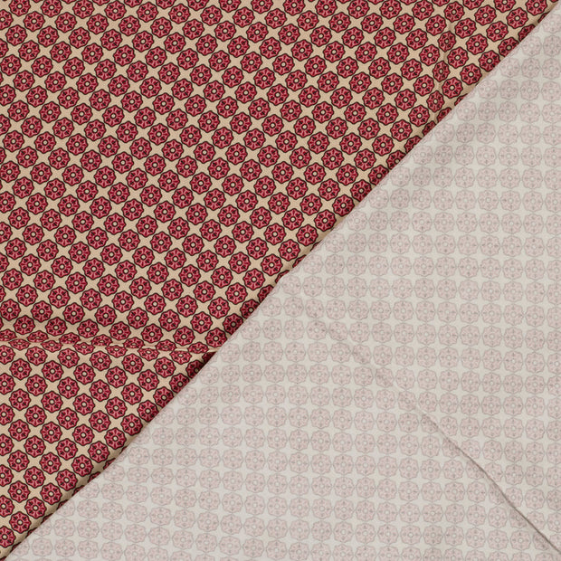 Viscose Satin tissu Abstrait imprimé 