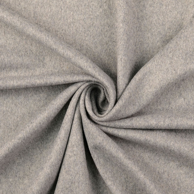Wool Boucle fabric Grey 