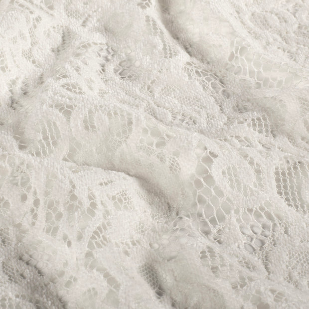 Chenille fabric Unicolour Off White