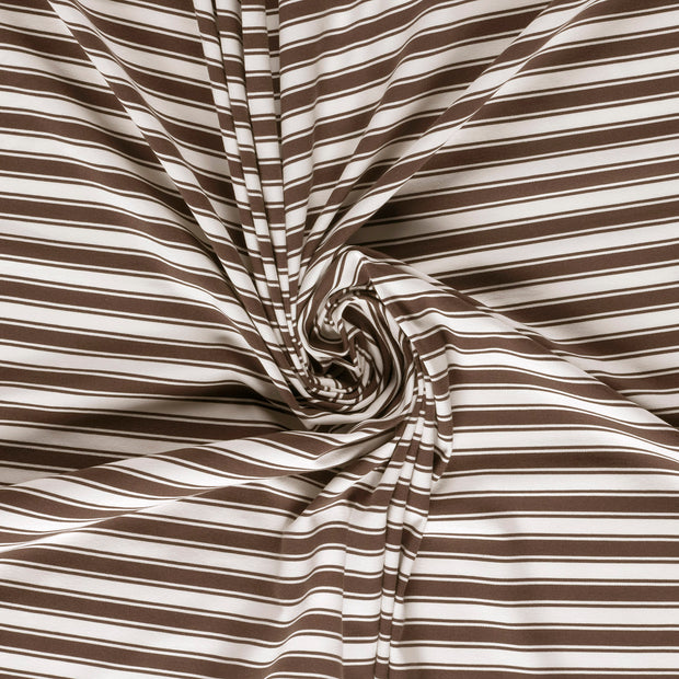 Jersey tissu Brique imprimé 