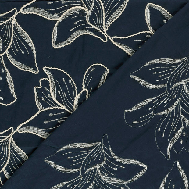 Voile fabrik Blumen 