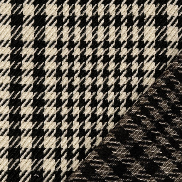 Bouclé fabric Pied de poule yarn dyed 