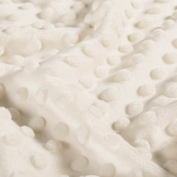 Minky fabric Unicolour Off White