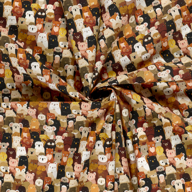 Cotton Poplin fabric Off White 