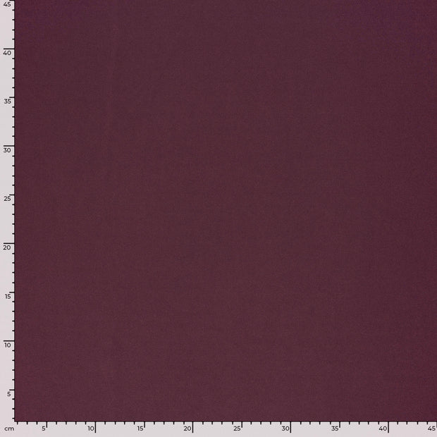 Crepe fabric Unicolour Aubergine