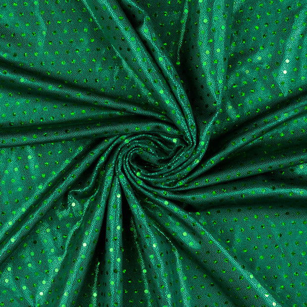 Polyester Jersey fabric Forest Green coated 