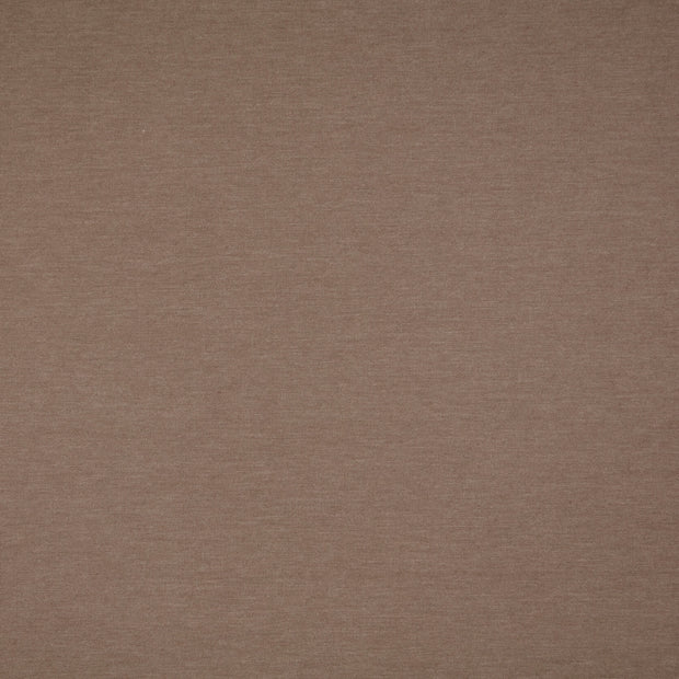 French Terry fabric Unicolour Brown