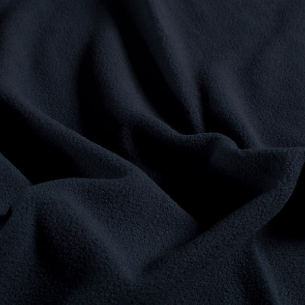 Fleece fabrik Uni Marine