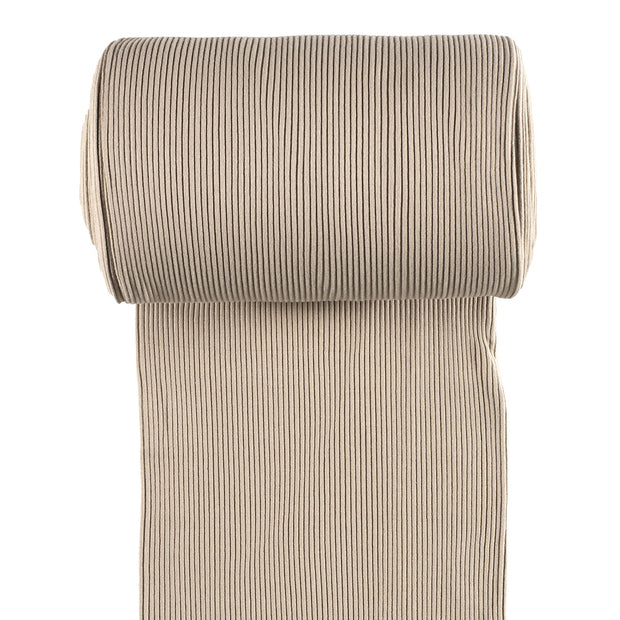 Ribbündchen 3x3 fabrik Beige 