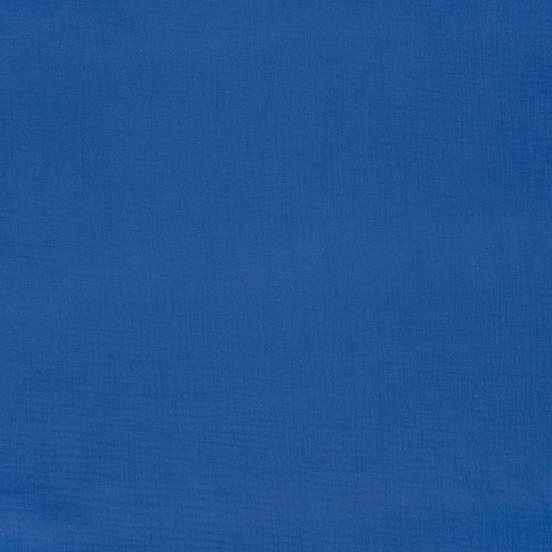 Muslin fabric Cobalt matte 
