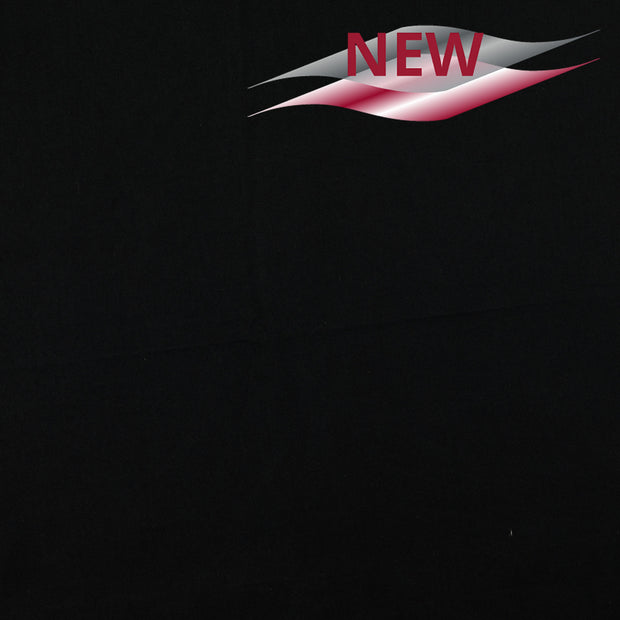 Cotton Poplin fabric Unicolour Black