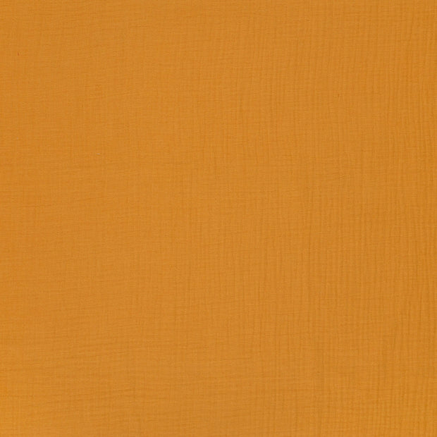 Muslin fabric Oker matte 