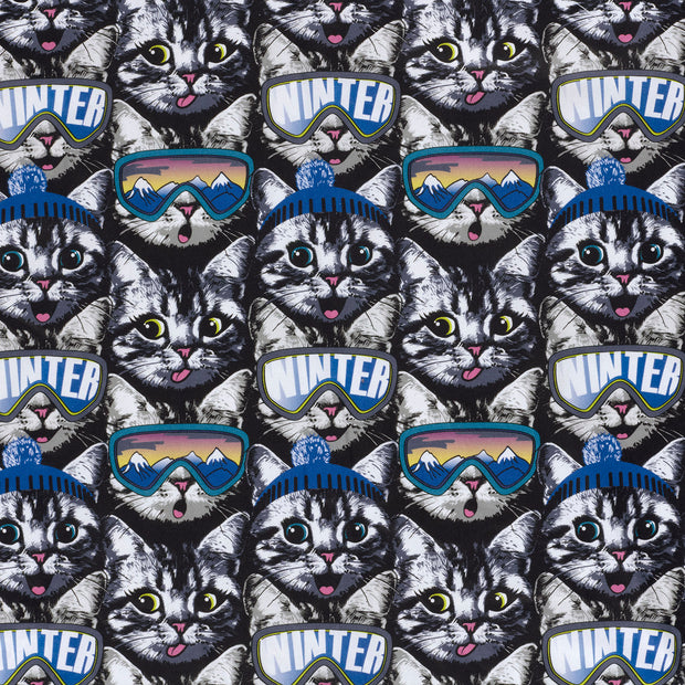 Panama fabric Black matte 