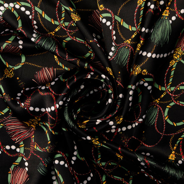 Viscose Satin fabric Multicolor 