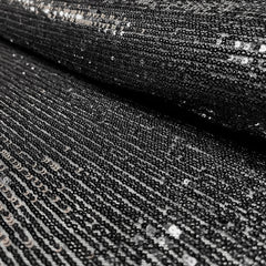 Mesh Sequins Unicolour Black